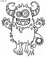 Monster coloring Pages » Free & Printable Monsters Sheets sketch template