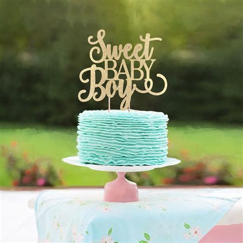 Baby Boy Topper Sweet Baby Boy Cake Topper Welcome Baby | Etsy