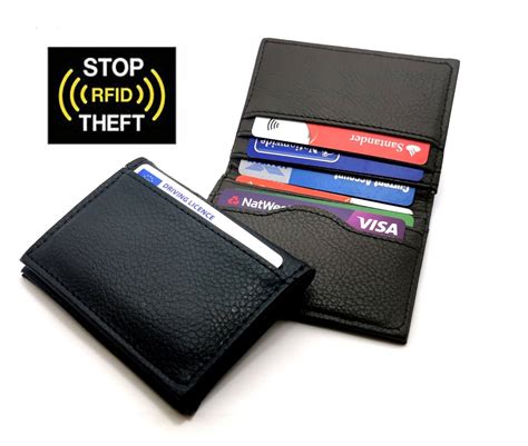 Slim RFID Blocking Credit Card Holder, Holds up to 8 Card & Bank Notes ...