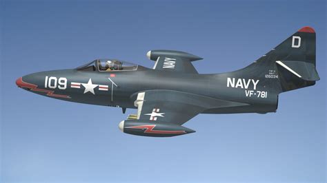 Grumman F9F Panther 3D model - TurboSquid 2029112