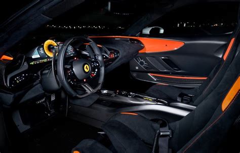 Wallpaper Ferrari, car interior, SF90, Ferrari SF90 Stradale for mobile ...