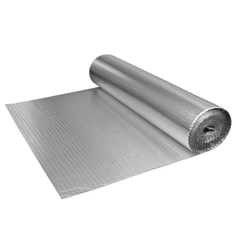 Comaie Bubble Reflective Foil Insulation Roll Insulating Sheet Insulation Thermal Barrier for ...