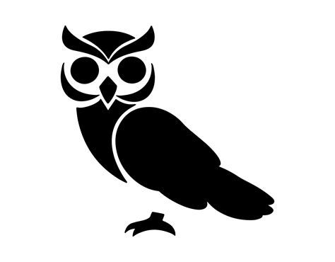 Printable Owl Stencil