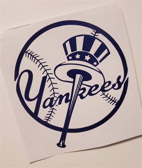 Yankees Baseball Decal / New York Yankees Decal / NYY Decal | Etsy