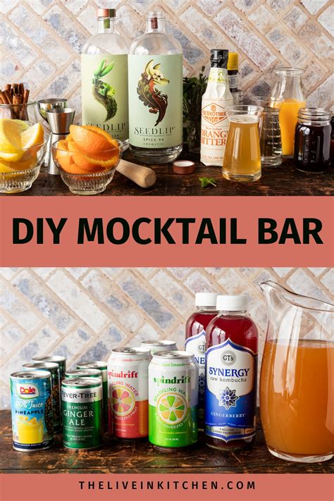 Mocktail Bar Ideas - The Live-In Kitchen