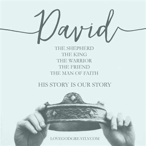 David: His Story Is Our Story - Love God Greatly | David bible, Bible ...