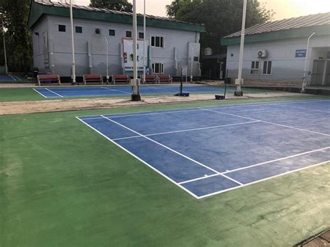 Badminton Court Construction And Manufacturer, For Sports Courts, | ID ...