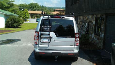 Land Rover LR3 Rear Access Ladder Extra Step — Voyager Racks