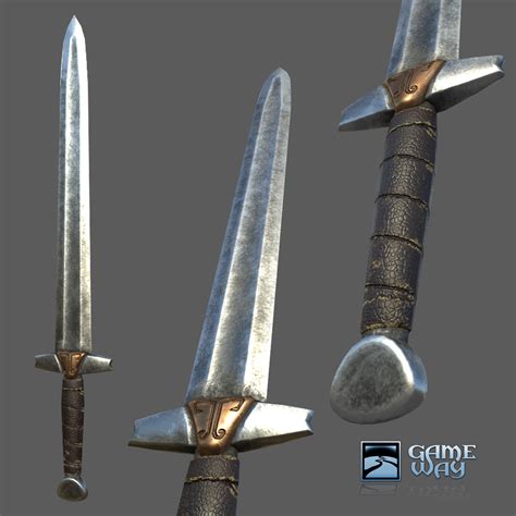 ArtStation - Short Sword for my game