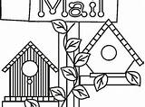 birdhouse 22  Coloring Pages For Kids Bird Houses sketch template