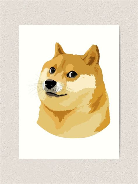 "Doge" Art Print for Sale by nicolaspro15 | Redbubble