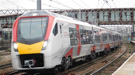 Brand New Greater Anglia Stadler FLIRT Class 745 003 Passing Stratford (London) - YouTube