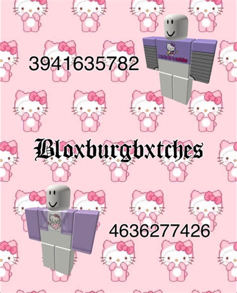 Hello Kitty Pjs Bloxburg Decal Codes Hello Kitty Clothes Hello Kitty | Images and Photos finder