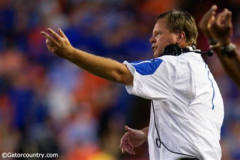 University of Florida head football coach Jim McElwain coaches the ...