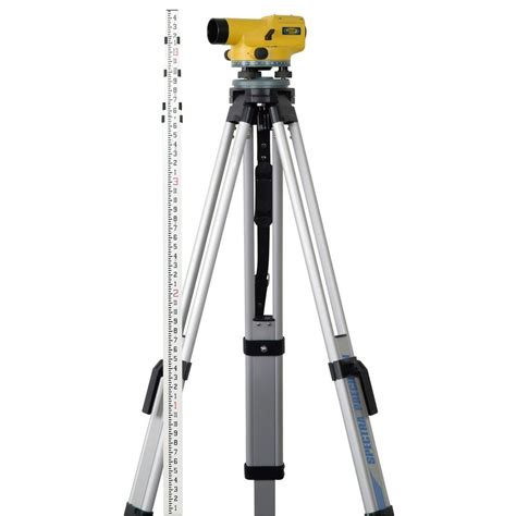 Spectra Precision 7.5 in. Hand Tool Automatic Level Package with Tripod ...