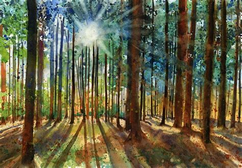 Rachel's Studio Blog: New Landscape Forest Painting and story about Karin