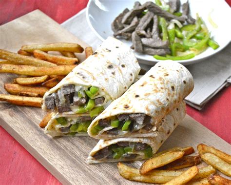 Philly Cheese Steak Wraps - Maebells