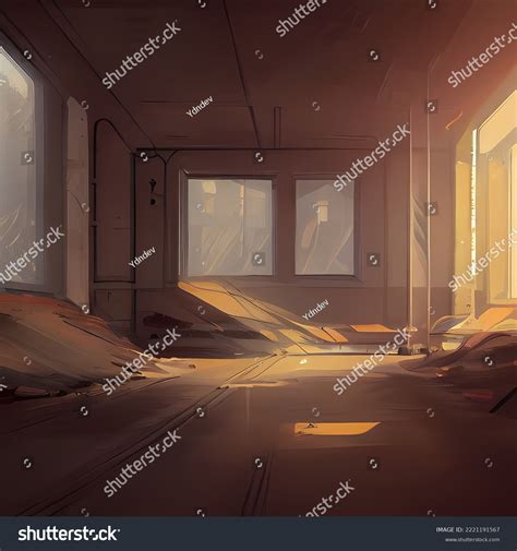 Sci Fi Room Concept Art Idea Stock Illustration 2221191567 | Shutterstock