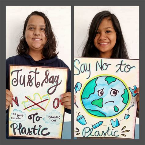 Kanya Maha Vidyalaya Poster Making Competition on Say No To Plastic ...