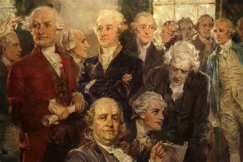 Rarely seen painting of Constitution's signing goes on display at ...