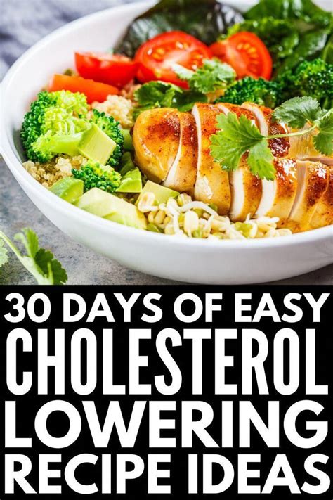 Low Cholesterol Diet Recipes - Cholesterol lowering foods | Low cholesterol diet plan ...