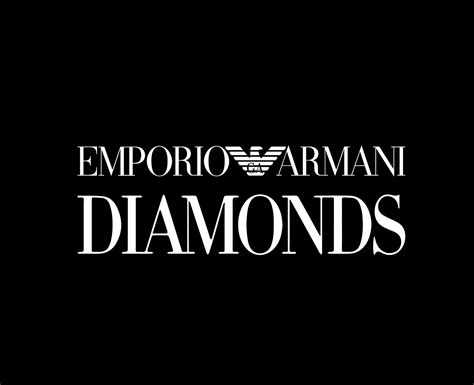 Emporio Armani Diamonds Brand Clothes Logo Symbol White Design Fashion ...