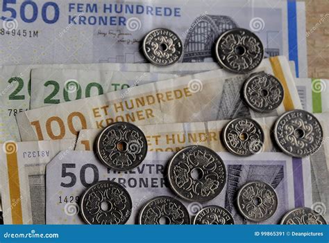 DANISH CURRENCY NOTES and COINS Editorial Photo - Image of copenhagen, paper: 99865391