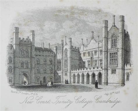 Antique Prints of Trinity College Cambridge