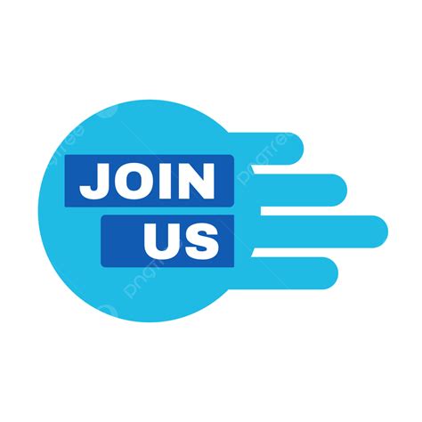 Blue Join Us Now Banner Illustration, Join Us Banner, Recruitment, Hiring PNG and Vector with ...