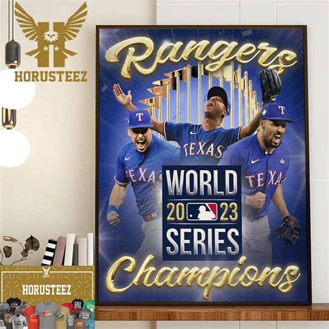 The Texas Rangers Are Winners 2023 MLB World Series Champions Home ...