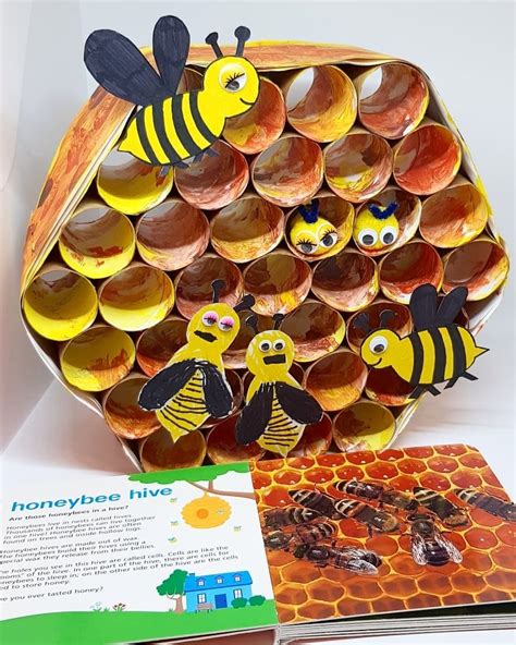 Cuppa Crafts for Kids on Instagram: “BUSY BEE HIVE⁣ Bees and I have ...