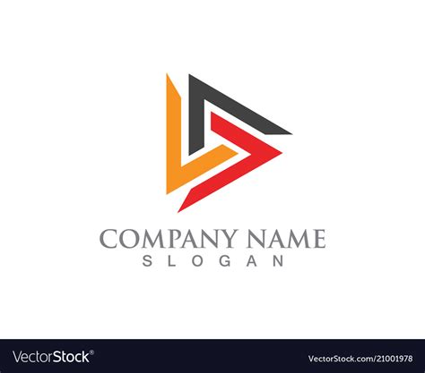 Business logo and symbols finance template icons Vector Image