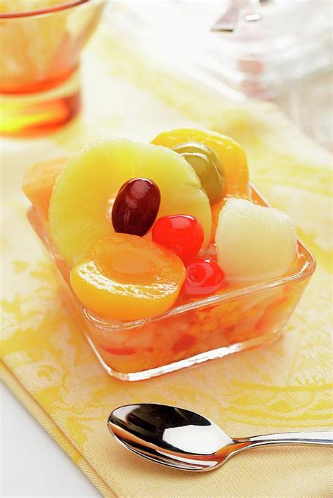 Fruit Salad With Tinned Fruit Photograph by Caste, Alain | Fine Art America