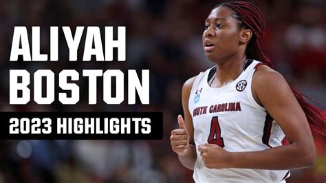 Aliyah Boston 2023 NCAA tournament highlights - Win Big Sports