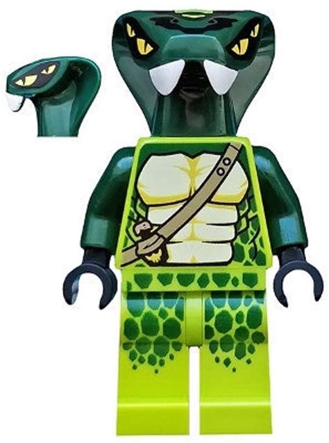 Lego MINIFIGURE Ninjago Spitta Snake Man - Etsy Finland