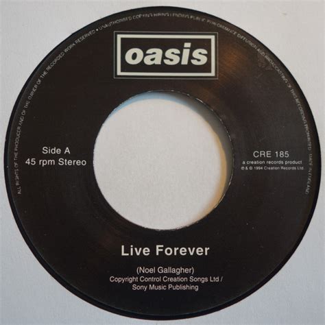 Oasis - Live Forever (1994, Vinyl) | Discogs