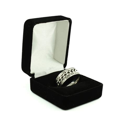 Black Ring Box | Jewelry Boxes on ChristianJewelry.com