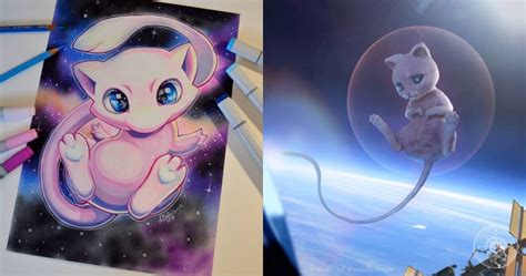 Pokémon: 10 Amazing Pieces Of Mew Fan Art