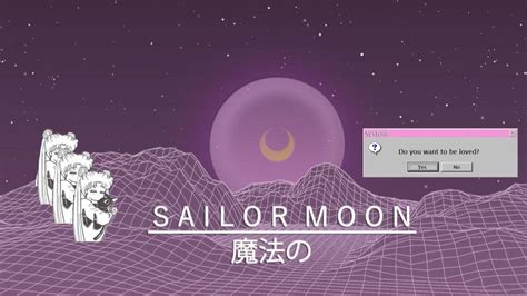 my attempt at a vaporwave x sailor moon wallpaper : VaporwaveArt ...