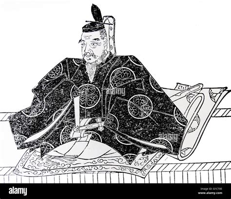 Portrait of Tokugawa Ieyasu (founder and first shogun of the Tokugawa Stock Photo: 104159118 - Alamy