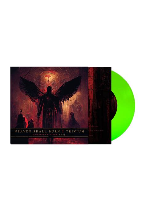 Heaven Shall Burn X Trivium - European Tour 2023 Green - Colored Seven ...