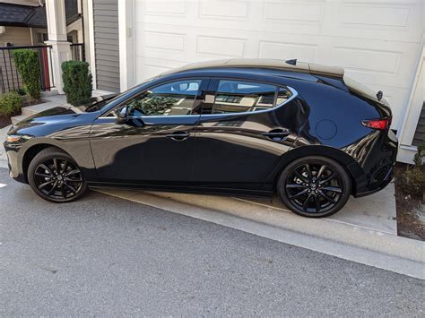 The upkeep of all black is worth it : r/mazda3