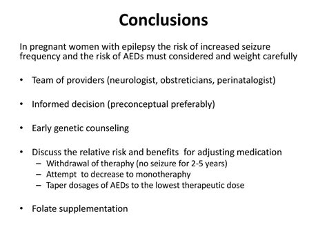 Planning pregnancy in woman with epilepsy - ppt download