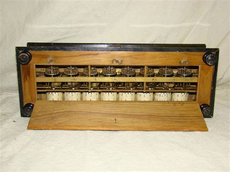 Pascaline Calculator in Rosewood Case