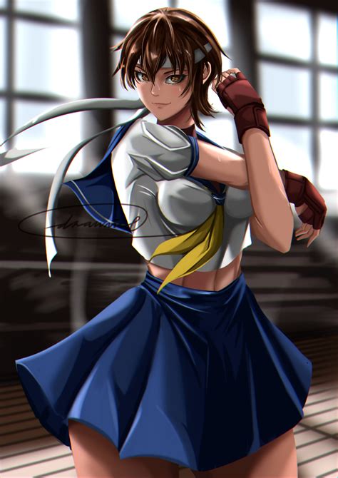 ArtStation - Street Fighter - Sakura