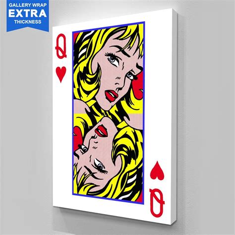 Queen Card | Playing cards art, Card art, Pop art