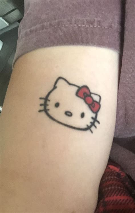 Hello Kitty Tattoo #hellokitty #tattoos #small #tattoosforwomen | Hello ...