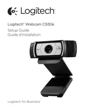 Logitech 960000971 Webcam Setup guide | Manualzz