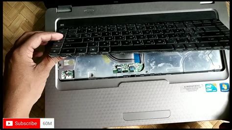 How to replace HP G62 LAPTOP Keyboard - YouTube