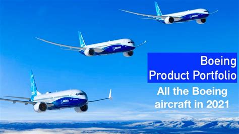 Boeing aircraft types: ALL Boeing Airplanes in Boeing Family of Aircraft 2021 - YouTube